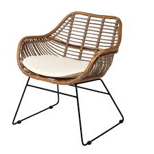 Vintage Tuinstoel Van Wicker Maisons Du Monde Fauteuil Jardin Jardin Vintage Fauteuil