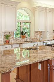 gold color granite kitchen countertops