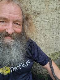 Sandhill cranes walking down the street in Florida