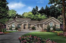 The modern ranch house plan 1169es: Contemporary Home Plans Modern Ranch House Plans