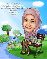 Cover atau sampul komik dan buku pelajaran. Contoh Corak Gambar Karikatur Ideku Unik