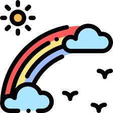 Rainbow Free Vector Icons Designed By Freepik In 2020 Doodle People Vector Icon Design Icon Design