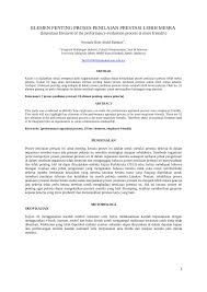 @inproceedings{salmah2014bengkelad, title={bengkel analisis data, dapatan kajian dan perbincangan}, author={mohamad yusoff salmah}, year={2014} }. Pdf Elemen Penting Proses Penilaian Prestasi Lebih Mesra Important Element Of The Performance Evaluation Process Is More Friendly