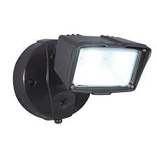 Cooper Lighting Fss1530lpces Small 1 Head Led Flood Light With Photocontrol 21 Watt Bronze All Pro Flood Lights Outdoor Fixtures Lighting