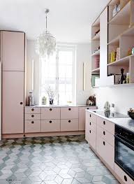Forget Pantone Here Are Our Kitchen Paint Color Predictions For 2017 Pink Kitchen Cabinets Kitchen Cabinet Colors Pink Kitchen