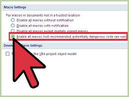 How To Enable Macros In Microsoft Word 7 Steps With Pictures