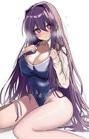 Yuri in a swimsuit (Artist: @yon444444444444) : r/DDLC