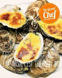 Huitres Gratinees Au Champagne Huitre Gratinee Huitre Chaude Recette Huitre