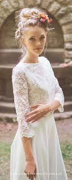 Mit viel leidenschaft, stil und gespür immer mit den neusten trends. Elementar Hochzeitskleid Im Boho Stil Mit Zarter Spitze Modern Und Romantisch Boho Style Wedding Dress Flower Girl Dress Lace White Flower Girl Dresses