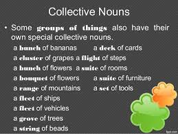 A lot of small objects or drops of liquid coming through the air. Collective Nouns