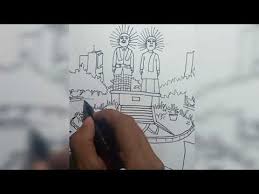 Semoga koleksi foto sketsa dapa menghibur anda semua. Gambar Patung Ondel Ondel Kemayoran Gambar Ondel Ondel Menggambar Dan Mewarnai Ondel Ondel Youtube