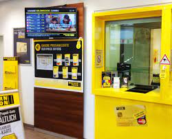 Existing clients based in the uk and with an annual turnover of up to £45 million can apply for loans for amounts exceeding £50,000. W0731br Brightsign In Western Union Wiesbaden Germany Branch Courtesy Of Western Union International Bank Gmbh Brightsign