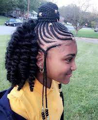 Hairstyles for black girls with thick hair. Pinterest Creativetayy Hair Styles Black Kids Hairstyles Natural Hair Styles