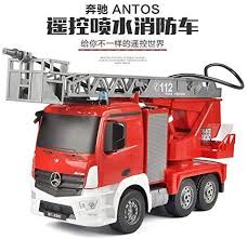 1 20 2 4ghz Remote Control Electric Construction Truck Toys Rc Fire Engine Fire Trucks Fire