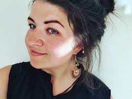 Grecian Earrings,white Howlite Earrings,howlite Stone Jewellery,gold Chain  Earrings,macramé Earrings,crystal Earrings,thai Earrings