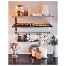 Metal bathroom shelf ikea floating shelf. Grundtal Stainless Steel Wall Shelf 60 Cm Ikea
