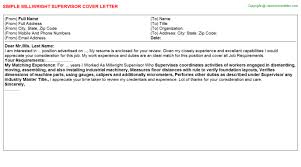 Don't submit your cover letter as a.pdf. Millwright Apprentice Cover Letters