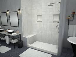 Wonderfall Trench Shower Pan And Bench 32 X 60 Right Slot Drain Bathroom Renovation Trends Bathrooms Remodel Bathroom Design