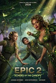 🎬 Epic 2: Echoes of the Canopy (2026) 👉 Amanda Seyfried, Josh Hutcherson,  Beyoncé The battle for the forest was only the beginning. Epic 2: Echoes of  the Canopy pushes the magical