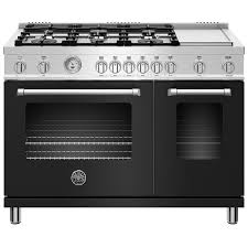 Cuisiniere Amovible A Gaz De 48 Po Avec Plaque Chauffante Mast486ggasnee Bertazzoni Jc