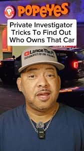 License Plate Lookup by Private Investigator