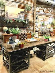 Whether you are trying to squeeze in a small desk or a fully loaded workstation, these ideas will help you whip up a surprisingly stylish home office. Rustic Urban Farmhouse Office Urbanfarmhouse Office Farmhousefurniture Urban Farmhouse Modern Farmhouse Interiors Urban Farmhouse Designs