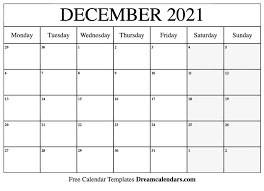 Electronic calendars are likewise very valuable to have. December 2021 Calendar Free Blank Printable Templates