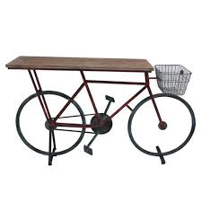 Sagebrookhome Bicycle Console Table Living Room Decor Items Console Table Refurbished Furniture
