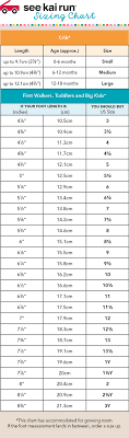 child foot measuring chart girl foot size chart shoe scale