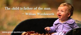 The Child Is Father Of The Man William Wordsworth Romantic Poetry Writers And Poets Man
