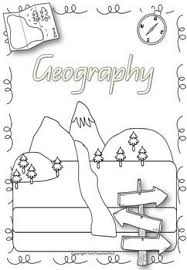 Black And White Book Covers For Kids Geography Cover Page Free Download Geography Project School Book Covers Book Cover Page