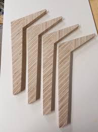The industrial table legs are. Diy Modern Plywood Coffee Table Herringbone Top Oso Diy