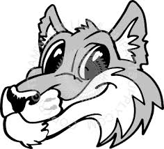 Cute Wolf Head Left Cartoon Head Clip Art Library Wolf Head