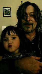 Judith singing about Carl Papa #ibedaryl #twdfamily #carlpapi #carlpappa  #judithgrimes #ibenegan