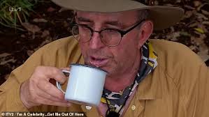 I'm A Celebrity's Maura Higgins and Reverend Richard Coles win six stars  for the jungle buffet after downing blended beach worms and goat testicles  in 'disgusting' eating trial