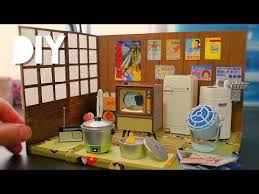 606 diy 100均 miniature 和室 dollhouse 日立のなつかし昭和家電 japanese style youtube 和室 100均 ランチョンマット