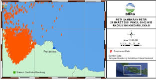Banjir hari ini masih merendam sebagian wilayah jawa barat, seperti kabupaten subang merujuk peta prakiraan cuaca di laman bmkg signature, hujan lebat kategori 3 diperkirakan masih kondisi banjir bekasi hari ini. Aktivitas Sambaran Petir Di Wilayah Jawa Barat Pada Saat Terjadi Ledakan Kilang Minyak Indramayu Tanggal 29 Maret 2021 Pukul 00 45 Wib Bmkg