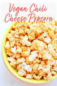Vegan Chili Cheese Popcorn Nooch Popcorn Recipe Vegan Chili Popcorn Recipes Healthy Popcorn Recipes