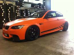 Bmw E92 M3 In Matte Orange Bmw Matte Cars Bmw Love