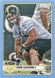This is a collectible trading card. David Decastro Gallery Trading Card Database