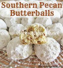 Southern Pecan Butterballs Video Recipe Tea Cakes Yummy Cookies Desserts