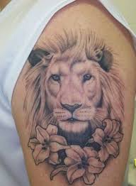 Original Lion Head And Flower Tattoos On Arm Tattoobite Com Tatuagem Feminina Leao Tatuagem Tatuagem Feminina