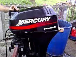 Mercury 25 Hp Outboard Motor 2004 R Four Stroke 4 Suw Youtube