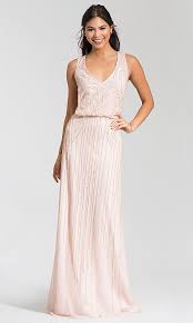 Beaded Blush Pink Bridesmaid Dress By Adrianna Papell Limited Availability In 2020 Blush Pink Bridesmaid Dresses Blush Bridesmaid Dresses Long Blush Bridesmaid Dresses
