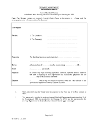 At the moment, there is no such act in. Rentfair Tenancy Agreement Unfurnished Leasehold Estate Landlord