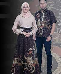 Model Baju Gamis Batik Kombinasi Kain Polos Modern Cream Hitam Informasi Tips Dan Foto Aneka Baju Gamis Modern Terbaru Y Kebaya Muslim Batik Model Baju Wanita