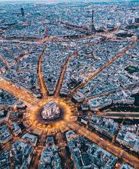 Aerial view of Paris France : CityPorn