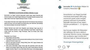 Yang ditampilkan di sini adalah iklan lowongan yang sesuai dengan kueri anda. Lowongan Kerja Kementerian Luar Negeri Buka Lowongan Usia Maksimal 45 Tahun Ayo Siapa Yang Mau Banjarmasin Post
