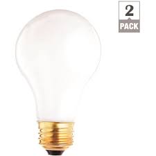 Satco Part S3952 Satco 60 Watt A19 Incandescent Decorative Light Bulb Case Of 120 Incandescent Light Bulbs Home Depot Pro