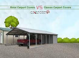 Portable Carports Fabric Canvas Carport Covers Vs Metal Carport Covers Portable Carport Carport Covers Carport